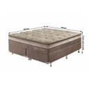 Ver imagem 4 de Cama Box Super King Hellen Colchões California Dreams Molas Ensacadas 193x203x71 Colchão +