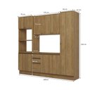 Ver imagem 4 de Cozinha Compacta Celeste Kappesberg 100% Mdf Nogueira 240cm