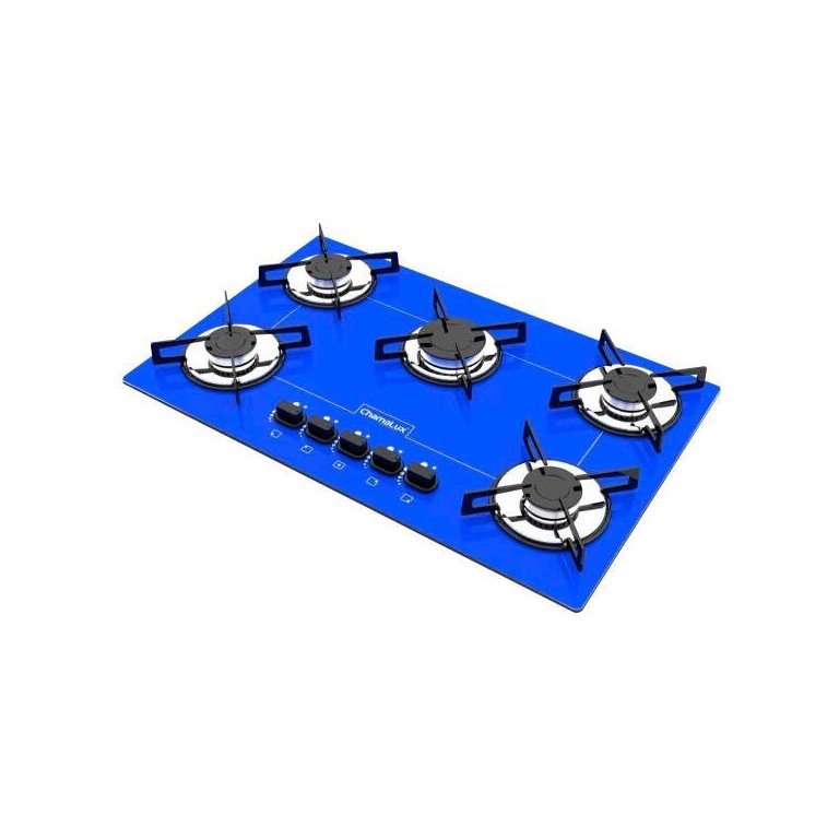 Cooktop Chamalux 5 Bocas Ultra Chama Azul Bivolt
