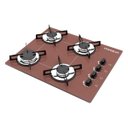 Ver imagem 1 de Cooktop Chamalux 4 Bocas Ultra Chama Marrom Bivolt