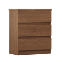 Ver imagem 1 de Mesa de Cabeceira com 3 Gavetas - Bari Plus-Cumaru - Móveis Novo Horizonte