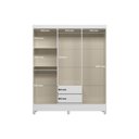 Ver imagem 4 de Guarda Roupa Casal 6 Portas c/Pés Fit Off White S. Andirá