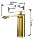 Ver imagem 6 de Torneira Banheiro Misturador 100% Metal Premium Moscou Gold