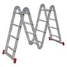Escada Articulada Botafogo 4x4 ESC0293 com Degraus em Alumínio - 2