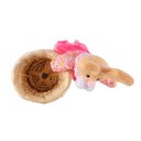 Ver imagem 2 de Cesta de Palha para Ovo de Páscoa com Coelho - Rosa