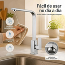Ver imagem 4 de Torneira para Cozinha Cromada Água Fria Metal Inox Fc-162