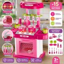 Ver imagem 5 de Brinquedo Cozinha Infantil Completa Play Chef Fogão com Som