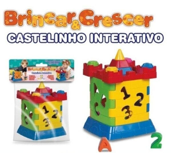 Castelo Interativo - Crescer e Brincar 120 Divplast
