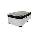 Ver imagem 4 de Cama Box Baú Solteiro Colchão Anny Espuma D23 Acolchões + Box Sintético 57x88x188 Branco