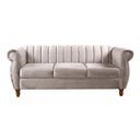 Ver imagem 2 de Sofá Realeza 3 Lugares Cor:Suede Bege 080