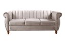 Ver imagem 2 de Sofá Realeza 3 Lugares Cor:Suede Bege 080