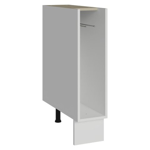 Balcão Porta-Pano 20 cm (sem Tampo) para Cozinhas Branco Madesa