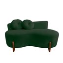 Ver imagem 4 de Namoradeira Sofá Feijão Lounge Orgânica Suede Verde