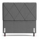 Ver imagem 5 de Cabeceira Cama Box Casal Queen Size Mel 160cm com Frame Linho Cinza - Desk Design
