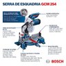 Serra Meia Esquadria Bosch Gcm 254 + Disco Alumínio 127v - 8