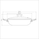 Ver imagem 6 de KIT - Faqueiro Plenus 6 Peças + 1 Panela WOK 28cm Vermelha - Tramontina
