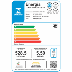 Ar Condicionado Split Hi Wall Inverter Springer Midea Airvolution 12.000 Btus Frio 220v - 5 Ar Condicionado Split Hi Wall Inverter Springer Midea Airvolution 12.000 Btus Frio 220v - 5