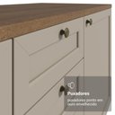 Ver imagem 6 de Armário de Cozinha Completa 280 Cm Rustic/crema Vik Madesa 01