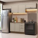 Ver imagem 1 de Armário de Cozinha Completa 280 Cm Rustic/crema Vik Madesa 01