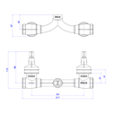 Ver imagem 2 de Base Deca Misturador de Chuveiro Deca 3/4 4424