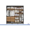 Ver imagem 6 de Guarda Roupa Casal 2 Ptas Esp 6GV CB01T592 Canela Kappesberg