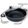 Panela Frigideira Grande Wok C/ Alça 30 Cm Antiaderente 3l - 3