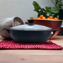 Ver imagem 4 de Panela Frigideira Grande Wok C/ Alça 30 Cm Antiaderente 3l