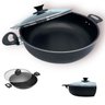 Panela Frigideira Grande Wok C/ Alça 30 Cm Antiaderente 3l - 1