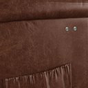 Ver imagem 7 de Poltrona do Papai Reclinável Sala de Cinema Barcelona Power Touch Usb Pu Marrom Brilho G23 Encantum