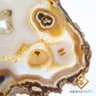 Chapa de Ágata Pedra Natural Platter Placa Exclusiva - 5