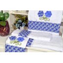 Ver imagem 1 de Jogo de Toalhas Bordadas Banho e Rosto - Eliene Arte & Tear Jogo Toalha banho e Rosto