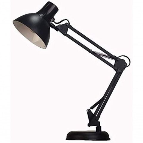 Luminaria Articulada Escritorio Regulavel Leitura Base Mesa Metal Articulavel Lk-780 - At-1002 Preto
