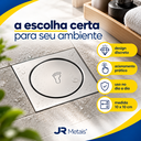 Ver imagem 1 de Ralo Click Quadrado 10x10 para Piso Banheiro Jr Metais