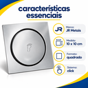 Ver imagem 2 de Ralo Click Quadrado 10x10 para Piso Banheiro Jr Metais