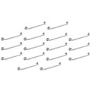 Ver imagem 1 de Barra Apoio de 80cm Inox Kit 16 Uni Idoso Gestante Cadeirante Deficiente Banheiro Box Corrimao Supor