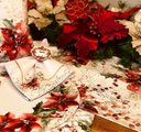 Ver imagem 1 de Kit Jogo Americano + Guardanapo Natal Flores Ii Nsw 4 Peças