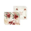 Ver imagem 2 de Kit Jogo Americano + Guardanapo Natal Flores Ii Nsw 4 Peças