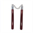 Ver imagem 2 de Nunchakus Tchaco de Madeira Para Treino Ninja para Artes Marciais