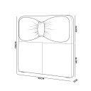 Ver imagem 4 de Cabeceira Cama Box Solteiro 90 cm Amora Bouclê B05 - D'Rossi