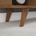 Ver imagem 6 de Estante Home para TV até 55 Polegadas com LED 1 Gaveta Londres Retrô Permobili