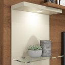 Ver imagem 5 de Estante Home para TV até 55 Polegadas com LED 1 Gaveta Londres Retrô Permobili