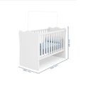 Ver imagem 3 de Quarto Infantil Berço e Cômoda Bebê - Branco