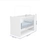 Quarto Infantil Berço E Cômoda Bebê - Branco - 3