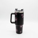 Ver imagem 4 de Copo Térmico Ms-931 1200ml com Estampas Florais - Aço Inox com Tampa Emborrachada:Variado