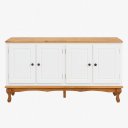Ver imagem 1 de Balcão Buffet 4 Potas  Estilo Farmhouse - Branco