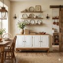 Ver imagem 2 de Balcão Buffet 4 Potas  Estilo Farmhouse - Branco