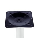 Ver imagem 2 de Base de Mesa Zeta em Ferro Branco 72,50 Cm (altura) com Disco Redondo