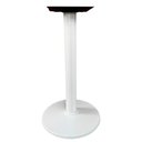 Ver imagem 1 de Base de Mesa Zeta em Ferro Branco 72,50 Cm (altura) com Disco Redondo