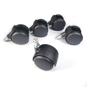 Rodizio 5 Unidade Pp Comum para Cadeira Escritório Secr 50mm