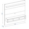 Painel para TV até 60 Polegadas Porto Belo Caemmun - 4